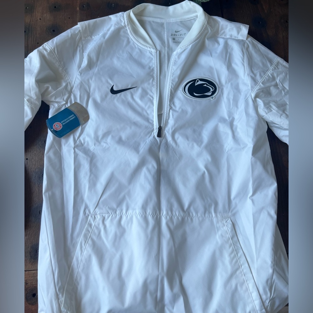 Penn State PSU rain resistant zip-up - NWT